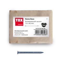 TOX Sockelleistenstifte Home Base 1,4x40 mm (100 Stk.) verzinkt  (063600204) - 100 Stück, image 