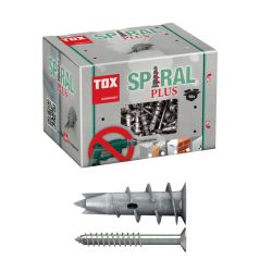 TOX Gipskartondübel Spiral Plus 37-4 + Schraube (068101041) - 50 Stück, image 