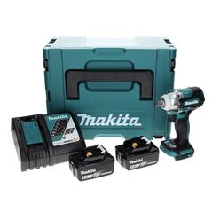 Makita DTW300RTJ Akku-Schlagschrauber 18V Brushless 1/2"-Außenvierkant 330Nm + 2x Akku 5Ah + Ladegerät + Koffer, image 