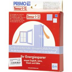 Primo Universaldichtung Densa 12, grau, für Türen + Fenster, 6 Meter Türdichtungen & Fensterdichtungen, image 