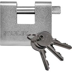 Stanley 81080 372 401 Vorhängeschloss 60 mm Schlüsselschloss, image 