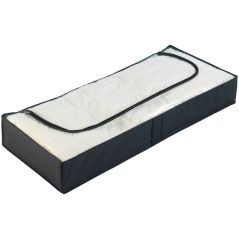 Wenko - 4er Set Unter Bett Kommoden Aufbewahrung Tasche Box Wäsche Kleidung Textil - schwarz, image 