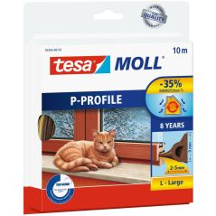 Tesa - moll® P-Profil braun, für Spalten von 2-5mm - Braun, image 