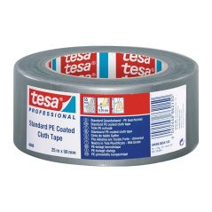 Gewebeband Tesa band® Stand.4688 silber-matt L.25m B.50mm, image 