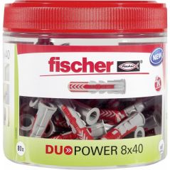 Fischer - Dübel DuoPower 8.0 x 40 mm - 80 Stück Dübel, image 