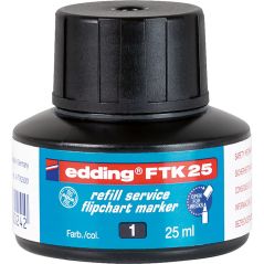 Edding - Nachfülltusche 4-FTK25001 25ml schwarz, image 