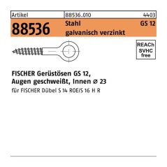 Fischer - Gerüstöse gs 12 x 160 r 88536 Stahl galvanisch verzinkt, image 