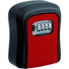 BASI - Schlüsselsafe - schwarz-rot - SSZ 200 - mit Zahlenschloss - Aluminium, image 