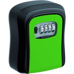 BASI - Schlüsselsafe - schwarz-grün - SSZ 200 - mit Zahlenschloss - Aluminium, image 