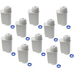 10x Wasserfilter Filter kompatibel mit Bosch TCA7xx Series (all) Kaffeevollautomat, Espressomaschine - Weiß - Vhbw, image 