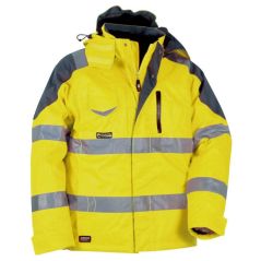 Cofra Winter-Warnschutzjacke wind- und wasserdicht gelb 50 (V017-0), image 