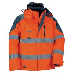 Cofra Winter-Warnschutzjacke wind- und wasserdicht orange 50 (V017-0), image 