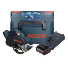 Bosch GKM 18V-50 Professional Akku Metall Handkreissäge 18 V 136 mm Brushless + 1x Akku 5,0 Ah + Ladegerät + L-Boxx, image 