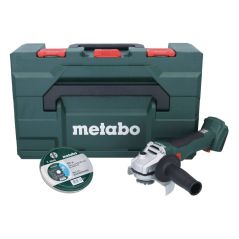 Metabo W 18 L 9-125 Akku Winkelschleifer 18 V 125 mm + 10x Trennscheibe + metaBOX - ohne Akku, ohne Ladegerät, image 