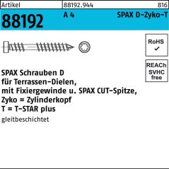 SPAX Holzbauschraube R 88192 Zylinderkopf T-STAR, image 