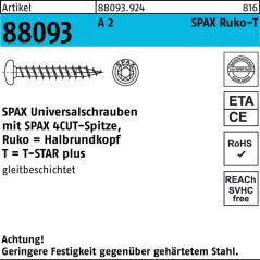 SPAX Schraube R 88093 Ruko m.Spitze/T-STAR VG, image 