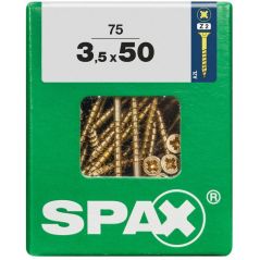Spax - Universalschrauben 3.5 x 50 mm pz 2 - 75 Stk. Holzschrauben, image 