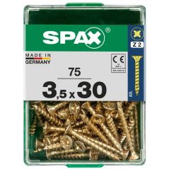 Spax - Universalschrauben 3.5 x 30 mm pz 2 - 75 Stk. Holzschrauben, image 