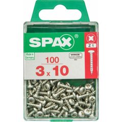 Spax - Universalschrauben 3.0 x 10 mm tx 10 - 100 Stk. Holzschrauben, image 