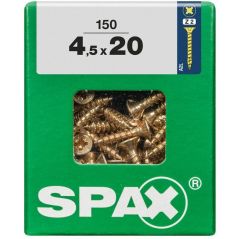 Spax - Universalschrauben 4.5 x 20 mm pz 2 - 150 Stk. Holzschrauben, image 