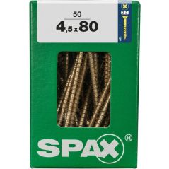 Spax - Universalschrauben 4.5 x 80 mm pz 2 - 50 Stk. Holzschrauben, image 