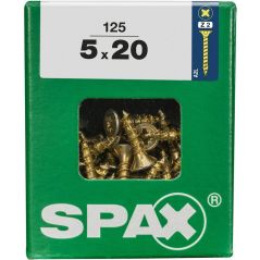 Spax - Universalschrauben 5.0 x 20 mm pz 2 - 125 Stk. Holzschrauben, image 