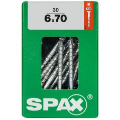 Spax Universalschrauben 6.0 x 70 mm TX 30 - 30 Stk. Holzschrauben, image 