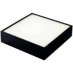 Fan Europe Klio - Integrierte quadratische LED-Deckenleuchte, schwarz, 4000K, image 