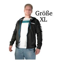 Makita Polar Tec Hoodie Jacke XL mit Kapuze Arbeit und Freizeit ( 98P214-XL ) 100 % Polyester, image 