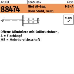 GESIPA Blindniete R 88474 Flachkopf, image 