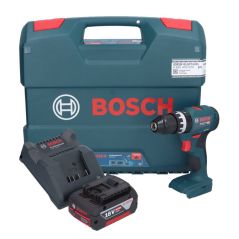 Bosch GSB 18V-45 Professional Akku Schlagbohrschrauber 18 V 45 Nm Brushless + 1x Akku 4,0 Ah + Ladegerät + L-Case, image 