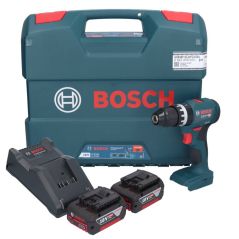 Bosch GSB 18V-45 Professional Akku Schlagbohrschrauber 18 V 45 Nm Brushless + 2x Akku 4,0 Ah + Ladegerät + L-Case, image 
