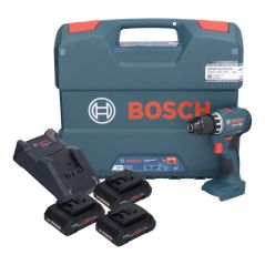 Bosch GSR 18V-45 Professional Akku Bohrschrauber 18 V 45 Nm Brushless ( 0615A5002N ) + 3x ProCORE Akku 4,0 Ah + Ladegerät + L-Case, image 