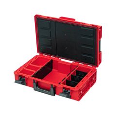 Qbrick System ONE 200 2.0 Expert RED ULTRA HD Custom Werkzeugkoffer modularer Organizer 585 x 385 x 190 mm 15,4 l stapelbar IP66, image 