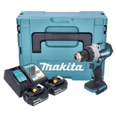 Makita DDF 489 RMJ Akku Bohrschrauber 18 V 73 Nm Brushless + 2x Akku 4,0 Ah + Ladegerät + Makpac, image 