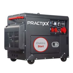 Scheppach Diesel Stromerzeuger PX-SE-5000D Practixx - 7,7PS | 5000W | Elektrosta (3906223903), image 