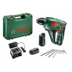 Bosch Uneo Akku-Bohrhammer 12V 0,5J SDS-Quick + 2x Akku 2,5Ah + Ladegerät + Koffer (060398400E), image 
