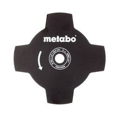 Metabo Grasmesser 4 flügelig für Freischneider ( 628433000 ) 254 x 1,5 x 25,4 mm, image 
