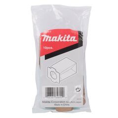 Makita Papierfilter 10 Stk. ( 194565-3 ) für Staubsauger DCL 182 / 4076D / CL121D, image 