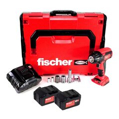 Fischer FSS 18V 400 BL Akku-Schlagschrauber 18V Brushless 1/2"-Außenvierkant 400Nm + 2x Akku 4Ah + Ladegerät + Koffer, image 