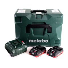 Metabo Basis-Set Li-Ion Akku Starter-Set 18V + 2x Akku 4Ah + Ladegerät + Koffer, image 