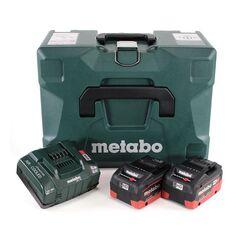 Metabo Basis-Set Li-Ion Akku Starter-Set 18V + 2x Akku 5,5Ah + Ladegerät + Koffer, image 
