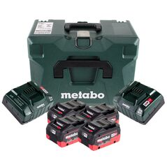 Metabo Li-Ion Akku Starter-Set 18V + 4x Akku 8Ah + Koffer, image 