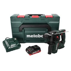 Metabo BH 18 LTX BL 16 Akku-Bohrhammer 18V Brushless 1,3J SDS-Plus + 1x Akku 4Ah + Ladegerät + Koffer, image 