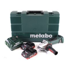 Metabo W 18 LTX 125 Akku-Winkelschleifer 18V 125mm + 2x Akku 4Ah + Ladegerät + Koffer, image 