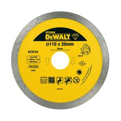 DeWalt DT3715 Diamanttrennscheibe DWC410 Granit 110mm, image 