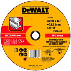 DeWalt DT43919 230 x 6mm EXTREME Grinding METAL, image 
