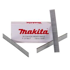 Makita Stauchkopfnagel Brads 15 mm 5000 Stück galvanisiert ( F-31867 ) für Makita Nagler DBN500/AF505/AF506, image 
