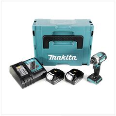 Makita DTD154RTJ Akku-Schlagschrauber 18V Brushless 1/4" 175Nm + 2x Akku 5,0Ah + Ladegerät + Koffer, image 