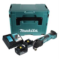 Makita DTM51RGJ Akku-Multifunktionswerkzeug 18V + 2x Akku 6,0Ah + Ladegerät + Koffer, image 